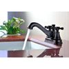 Anzzi Major 4" Centerset Mid-Arc Bathroom Faucet, Oil Rubbed Bronze L-AZ006ORB